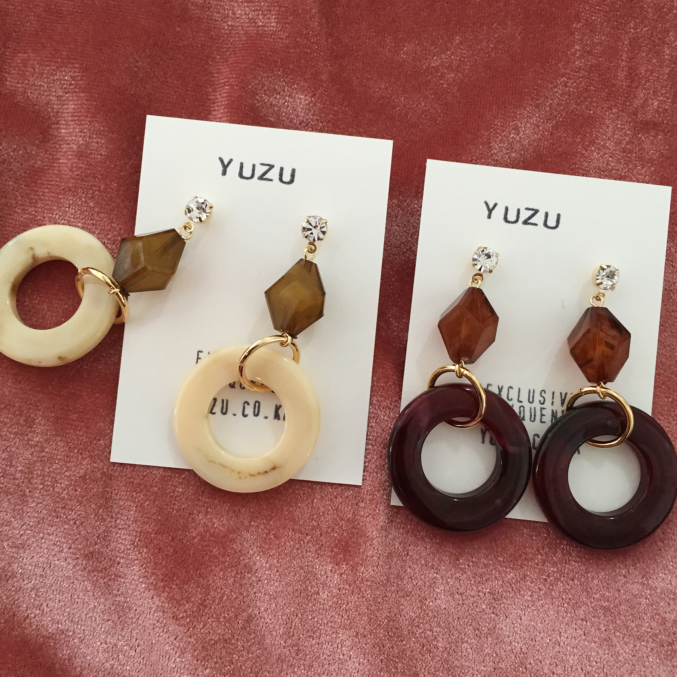 Tasswood earrings 5 ​​species 8900 won Tassle autu