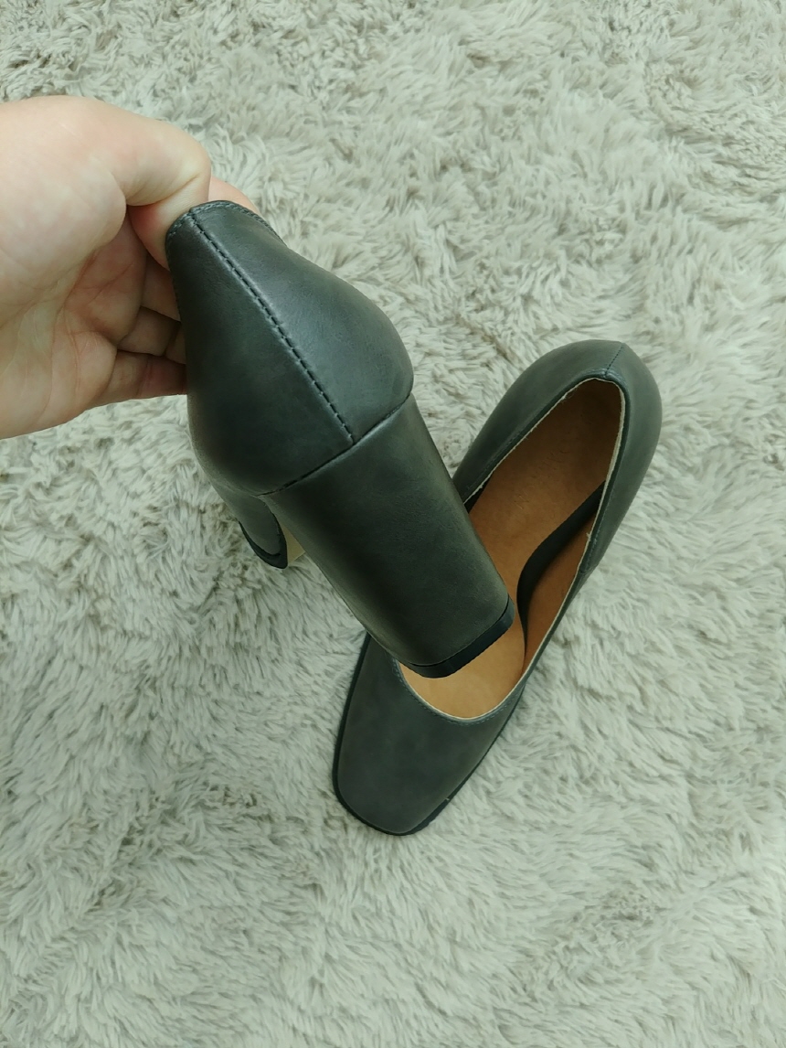 Shurum 709 Leather Women's Shoes Pumps Tongue M