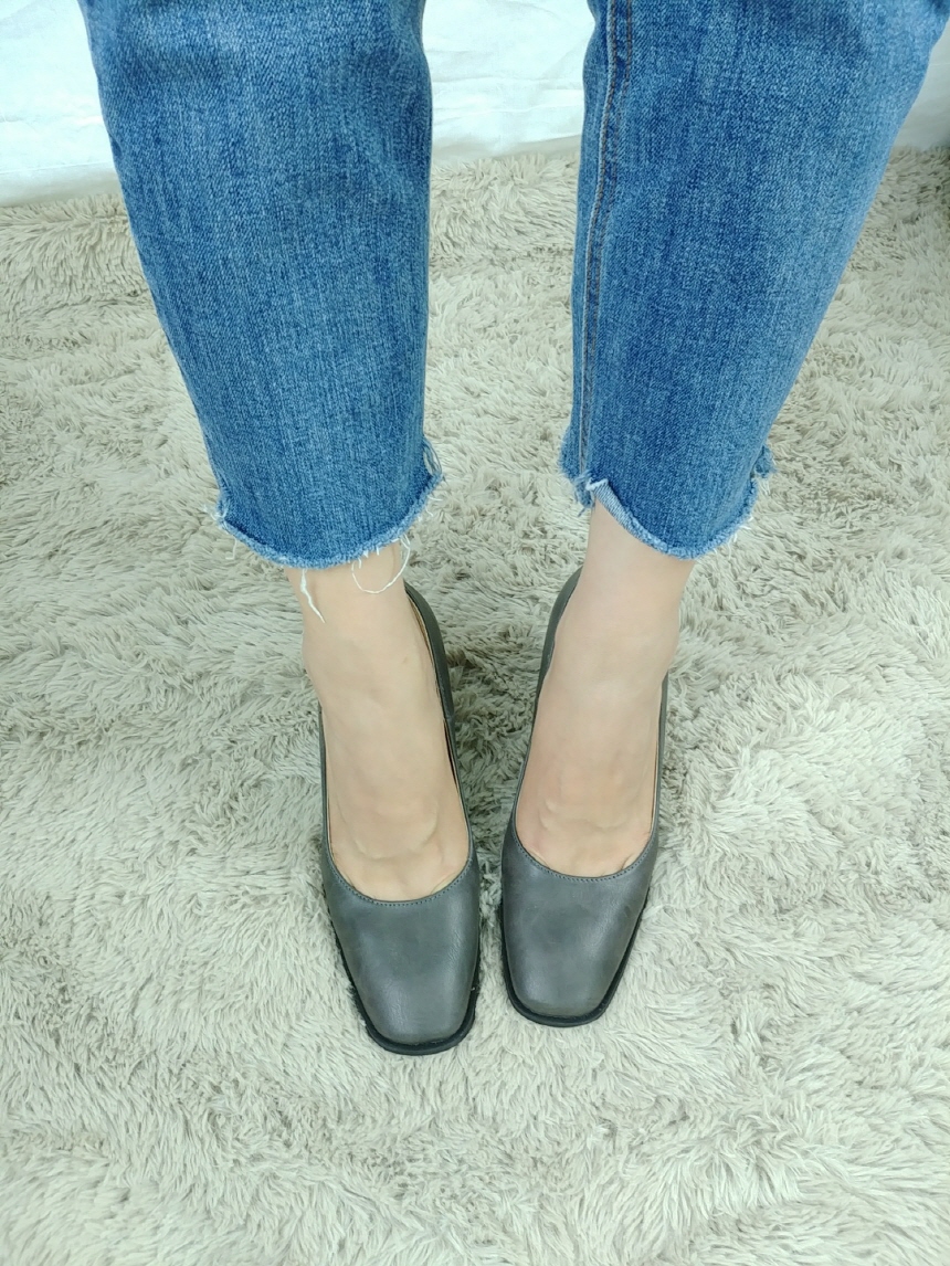 Shurum 709 Leather Women's Shoes Pumps Tongue M