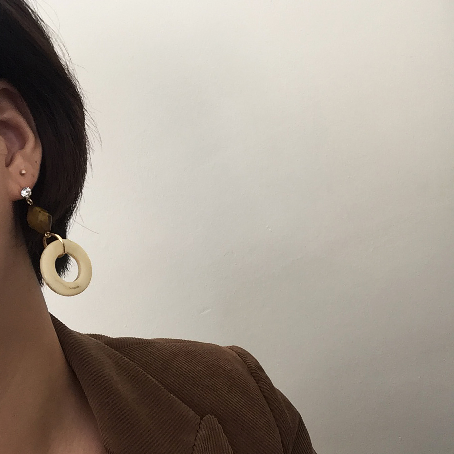 Tasswood earrings 5 ​​species 8900 won Tassle autu