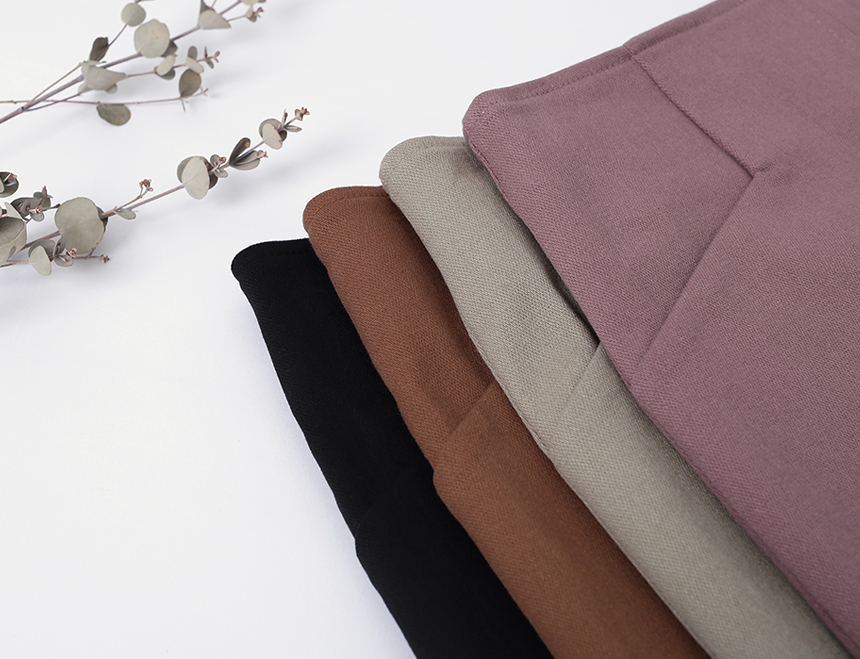 Dear A-line pocket mini skirt 4color Ballack coord