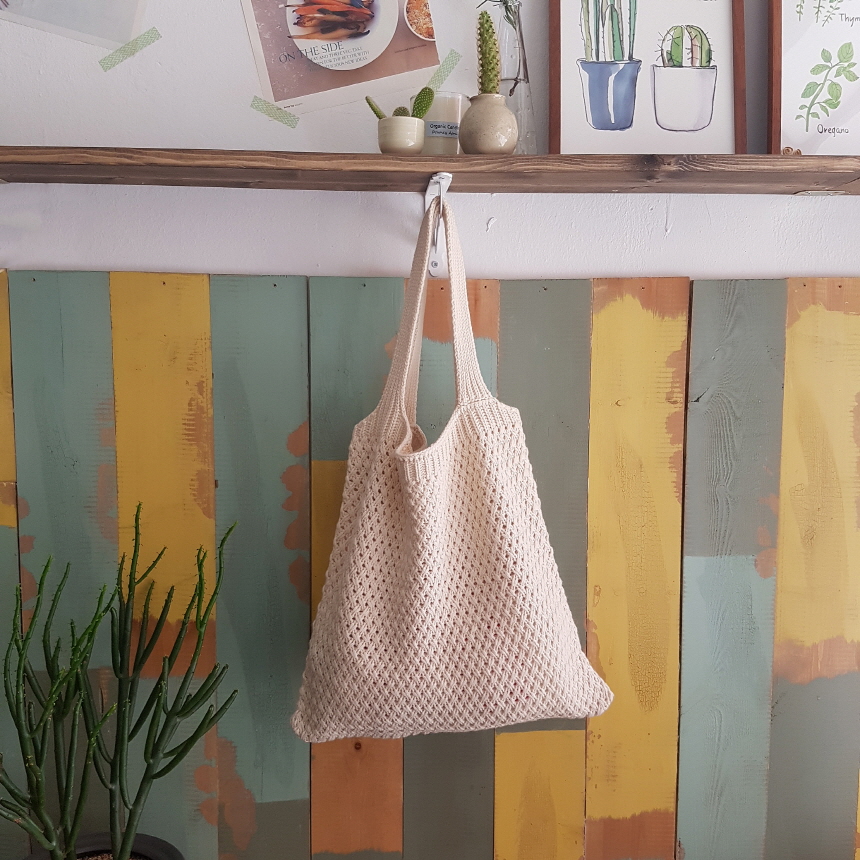 Discount discount handbag knit bag eco bag 4color 