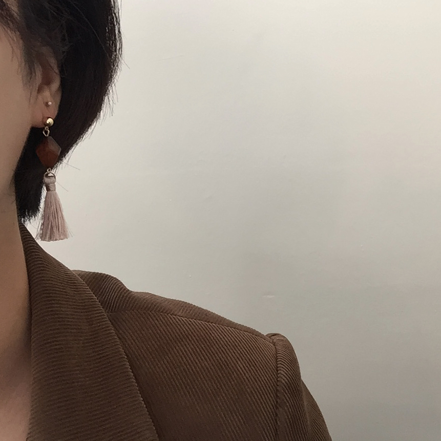 Tasswood earrings 5 ​​species 8900 won Tassle autu