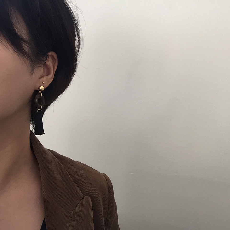 Tasswood earrings 5 ​​species 8900 won Tassle autu