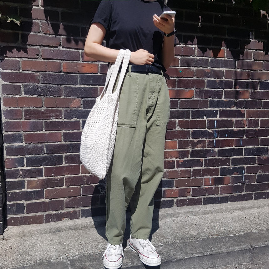 Discount discount handbag knit bag eco bag 4color 