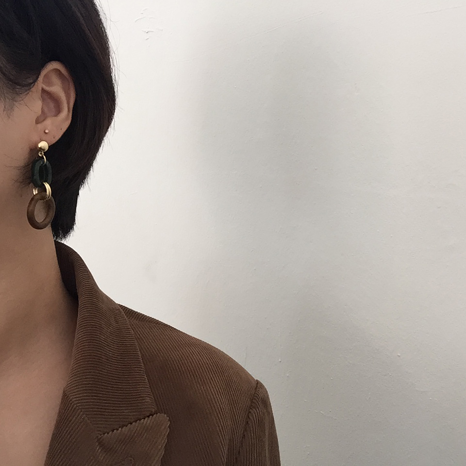 Tasswood earrings 5 ​​species 8900 won Tassle autu