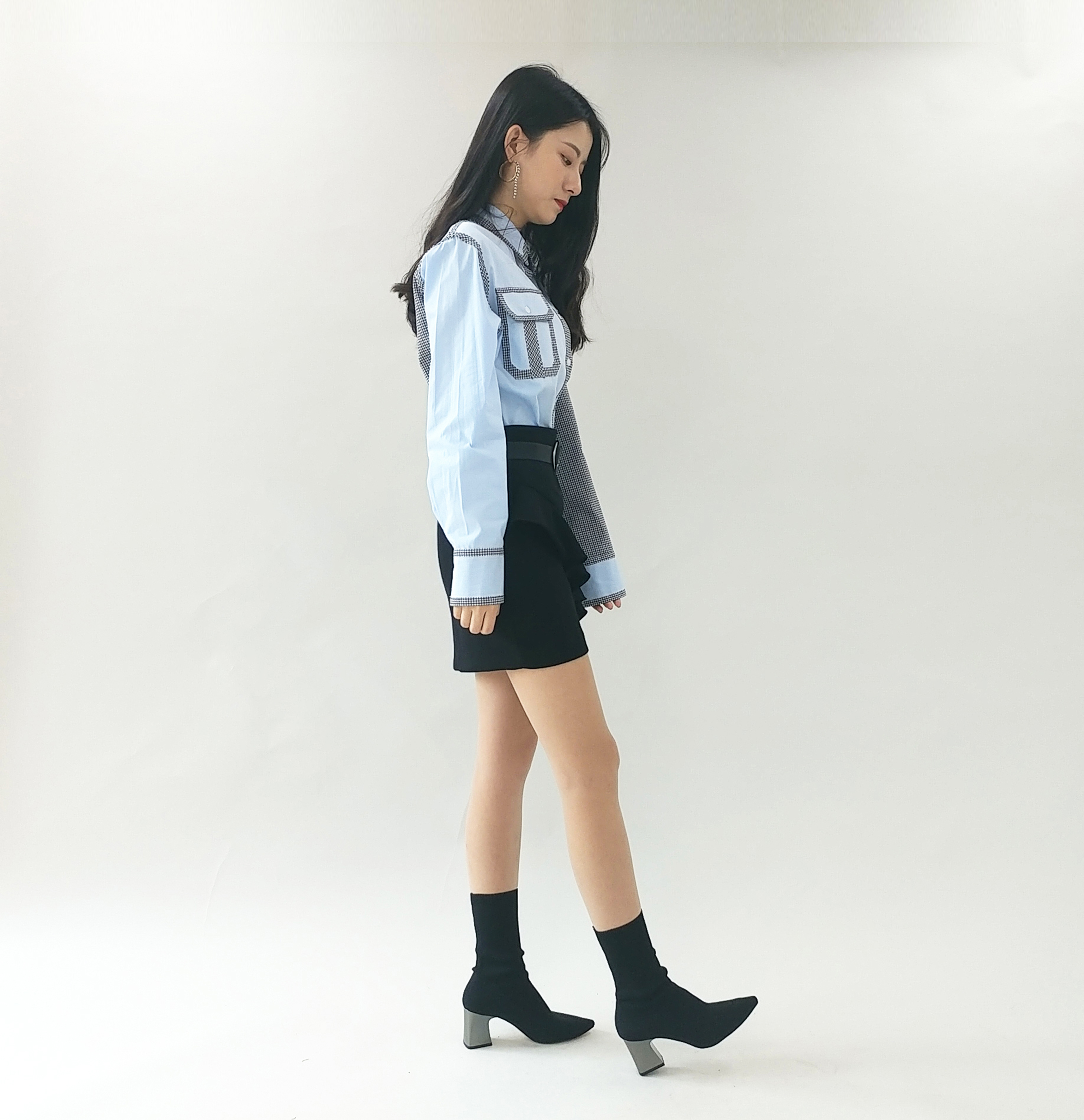 Female Autumn Belt Tarrrill Mini Skirt College Stu