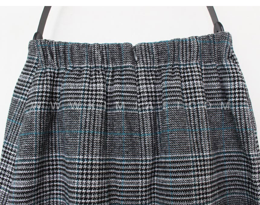 Unchecked Skirt 2color Mermaid Mermaid Skirt Autum