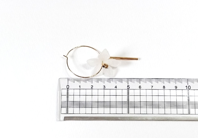 925 Silver Flower Drop Earrings Silver Earring Fem