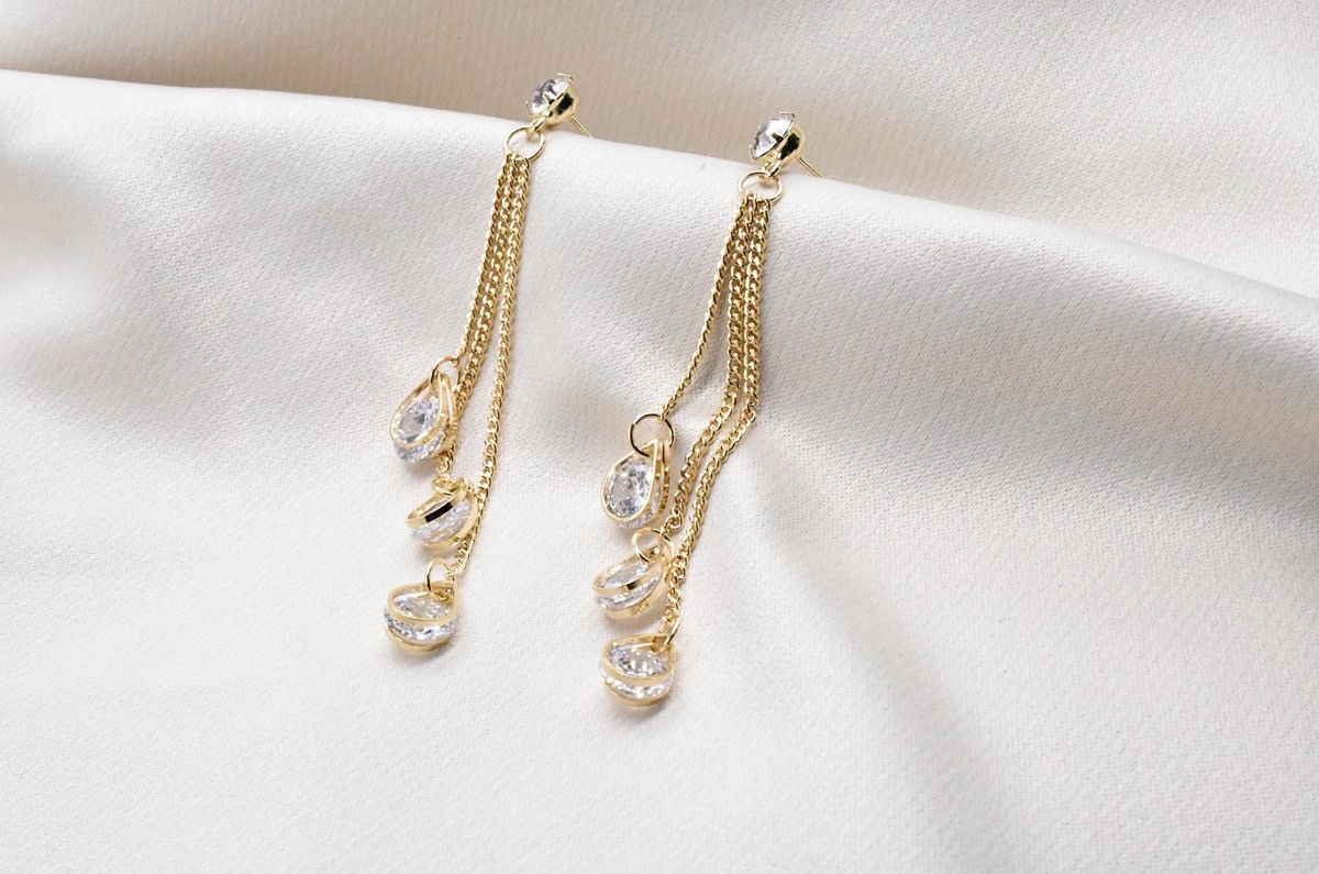 Lovely Long Drop Earrings Charming Special Chic Po
