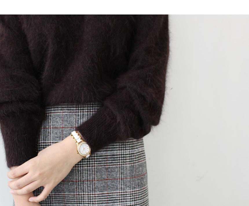 Unchecked Skirt 2color Mermaid Mermaid Skirt Autum