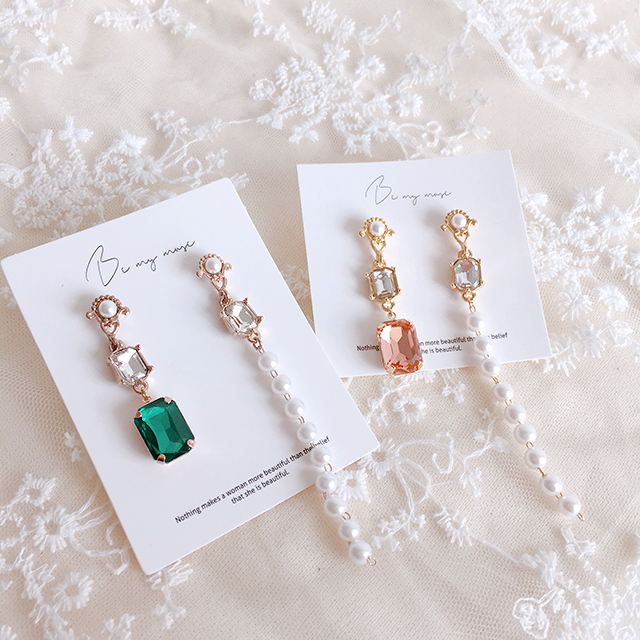 Antique Swarovski Stones Cubic Crystal Antique Ear