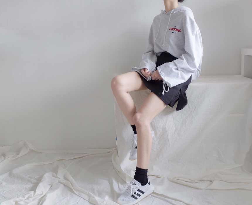 Women Short Pants Love Rev Bending Skirt Pants S ~