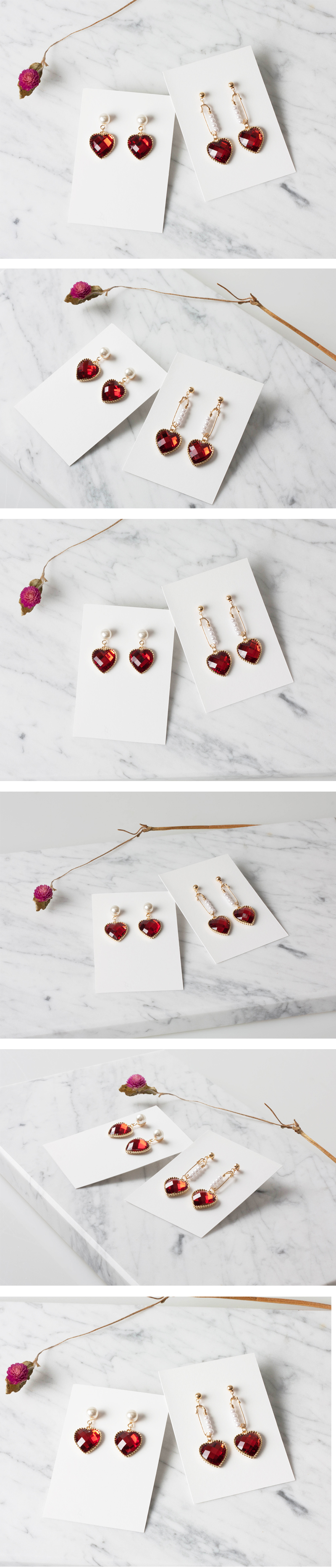 Must-Have Emotional Heart Earrings Earrings Change