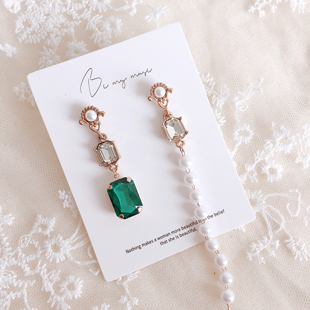 Antique Swarovski Stones Cubic Crystal Antique Ear