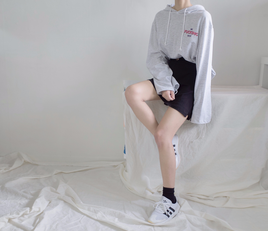 Women Short Pants Love Rev Bending Skirt Pants S ~