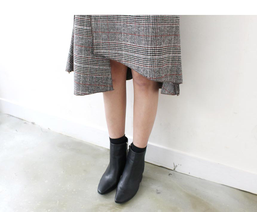 Unchecked Skirt 2color Mermaid Mermaid Skirt Autum