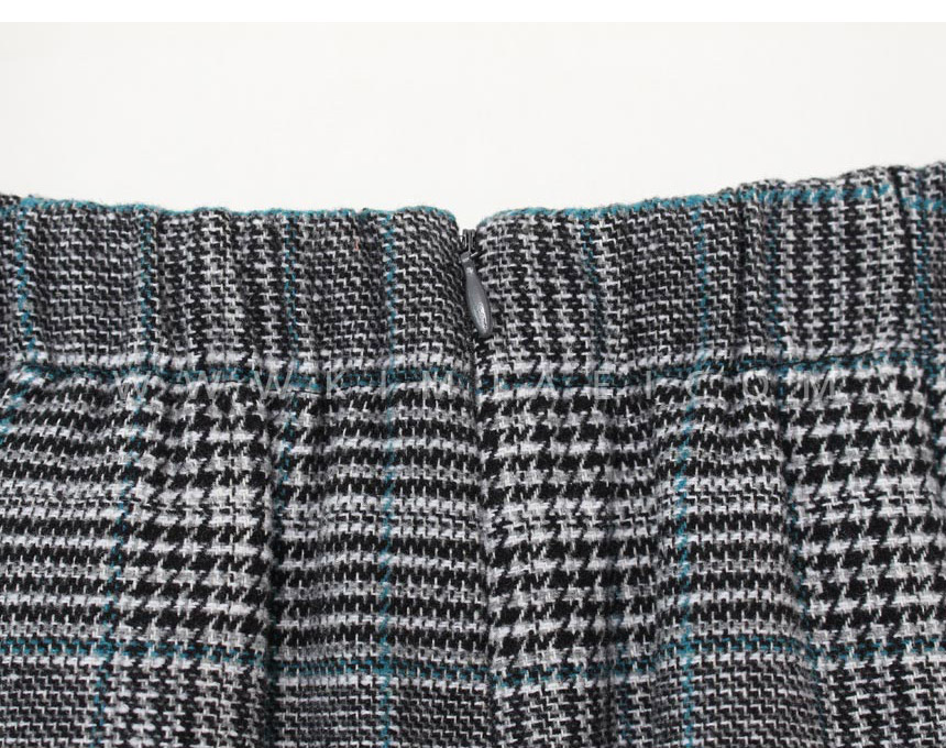 Unchecked Skirt 2color Mermaid Mermaid Skirt Autum