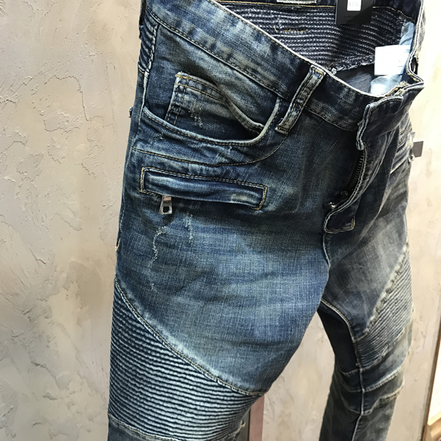 Korea Jeans Pants Knocking Embossed Jeans Pants Me