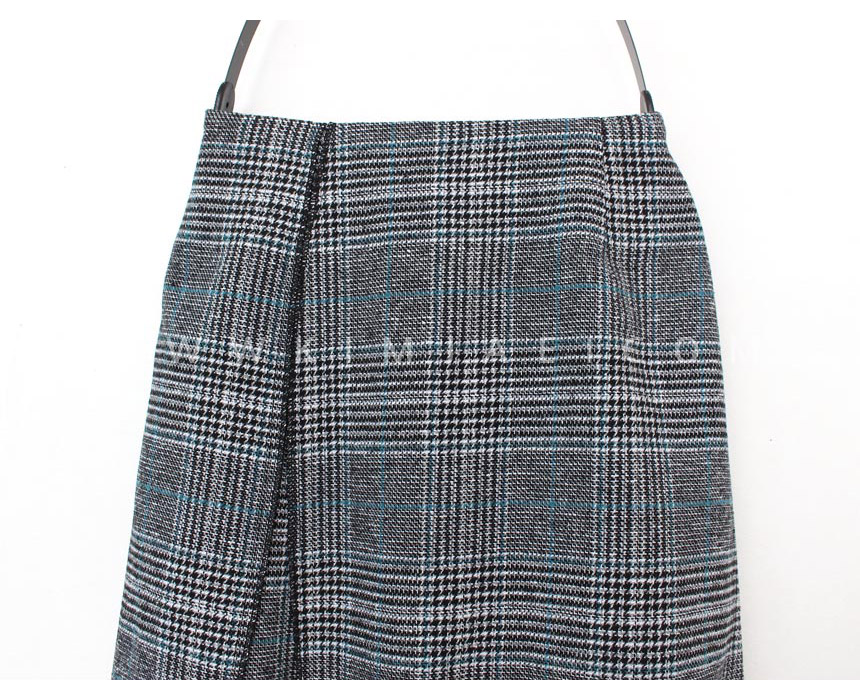 Unchecked Skirt 2color Mermaid Mermaid Skirt Autum