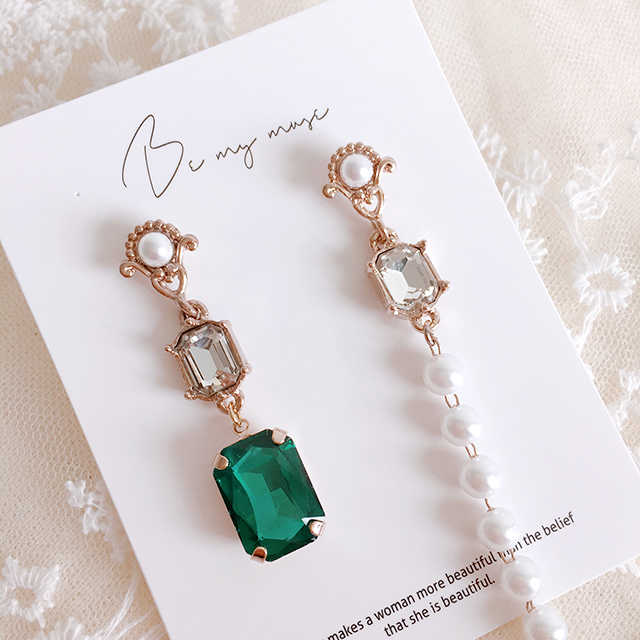 Antique Swarovski Stones Cubic Crystal Antique Ear