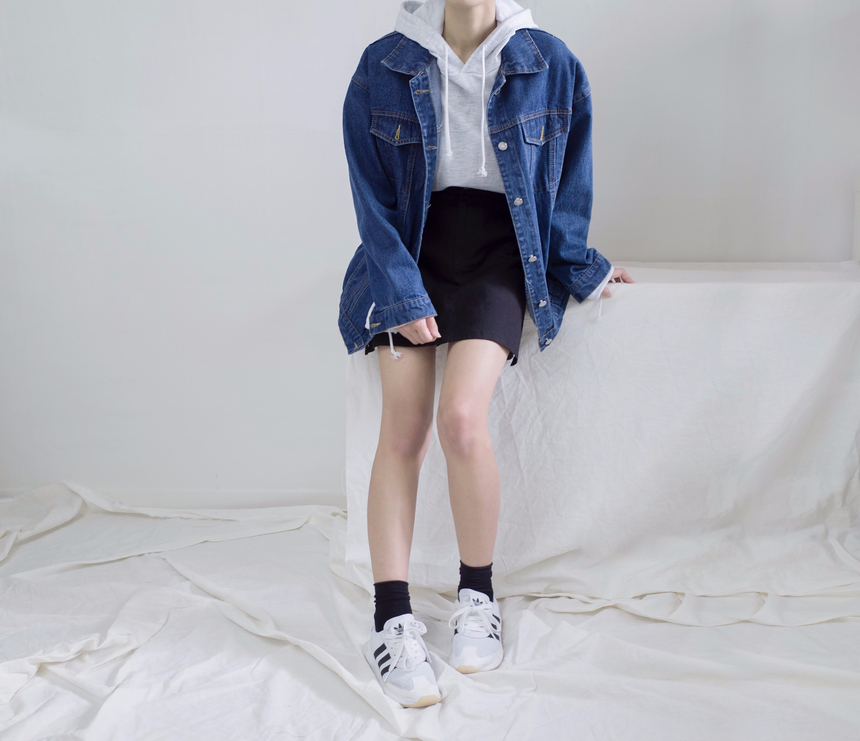 Women Short Pants Love Rev Bending Skirt Pants S ~