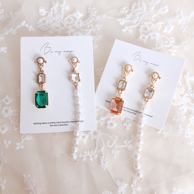 Antique Swarovski Stones Cubic Crystal Antique Ear