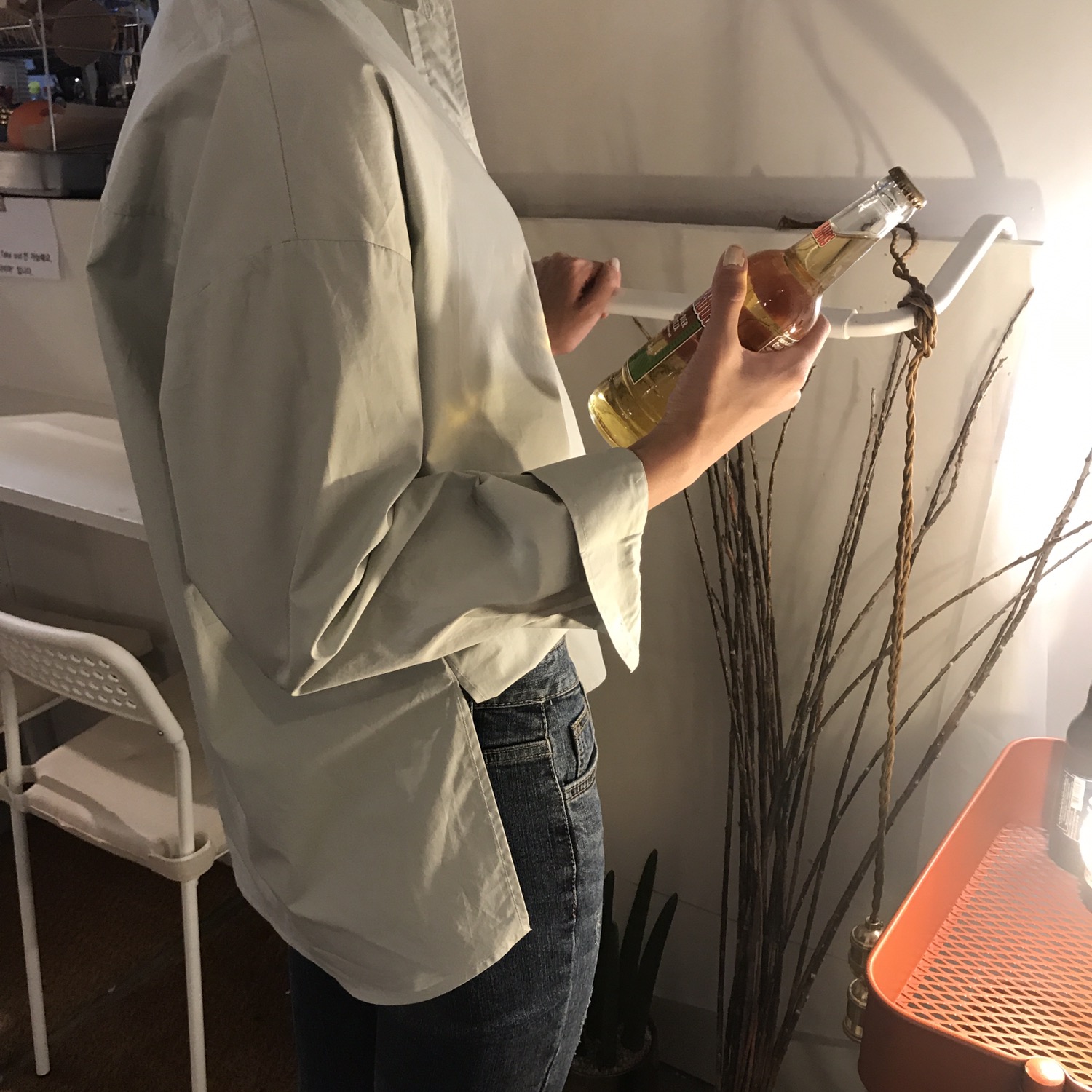 Autumn Basic Natural Mint Women Shirt Neat and cas