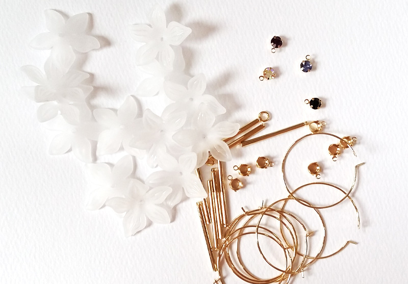 925 Silver Flower Drop Earrings Silver Earring Fem