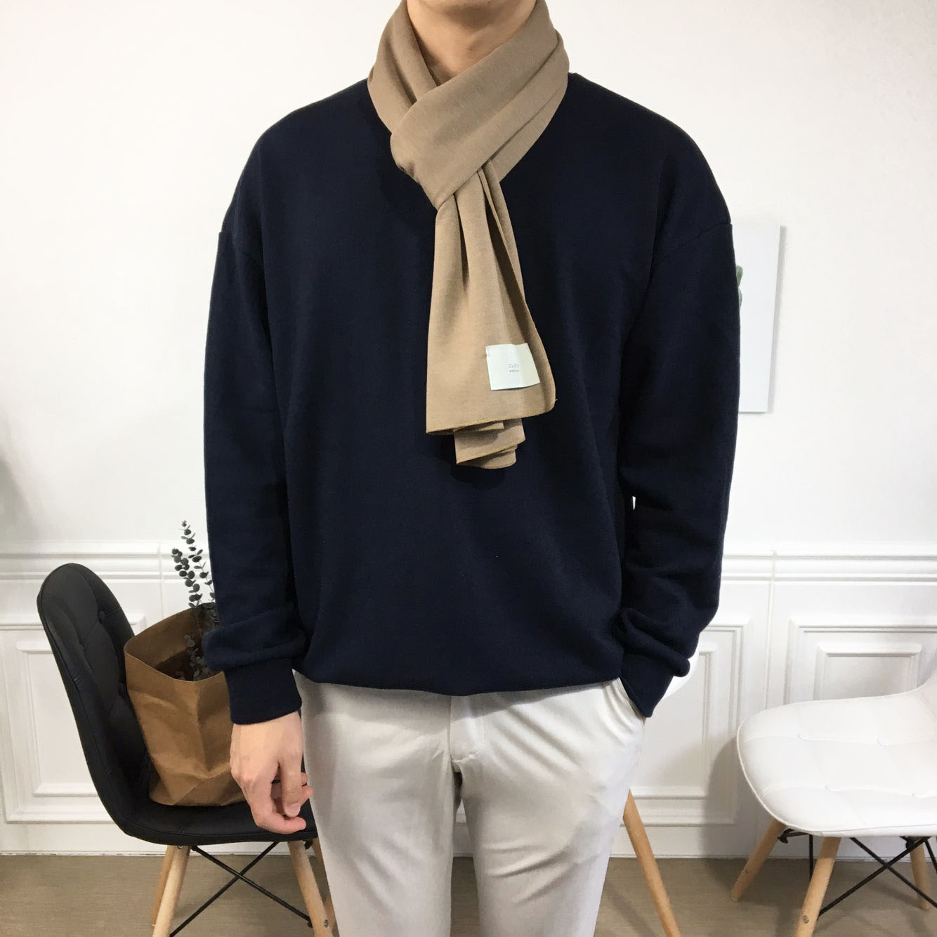 Men Women Basic Muffler 4color Male Couple Basic D
