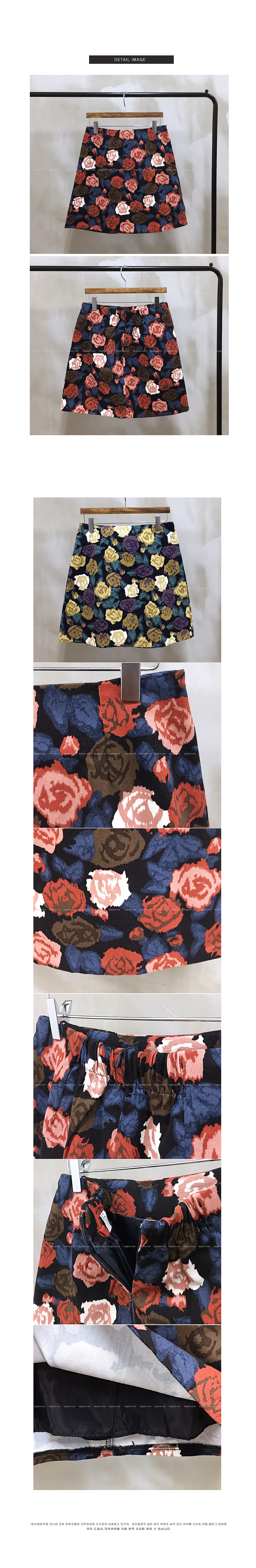 Vintage Rose Mini Skirt 20s Women Daily Cody Bendi