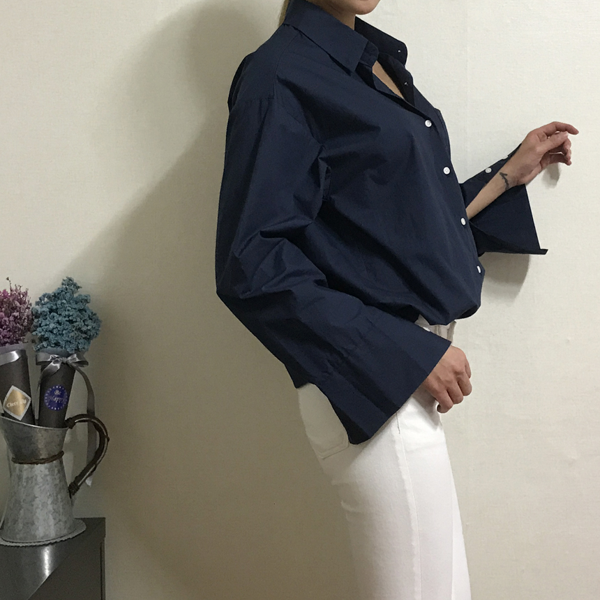 Basic Loose-Pitch Shirt Style Insex Daily Southern