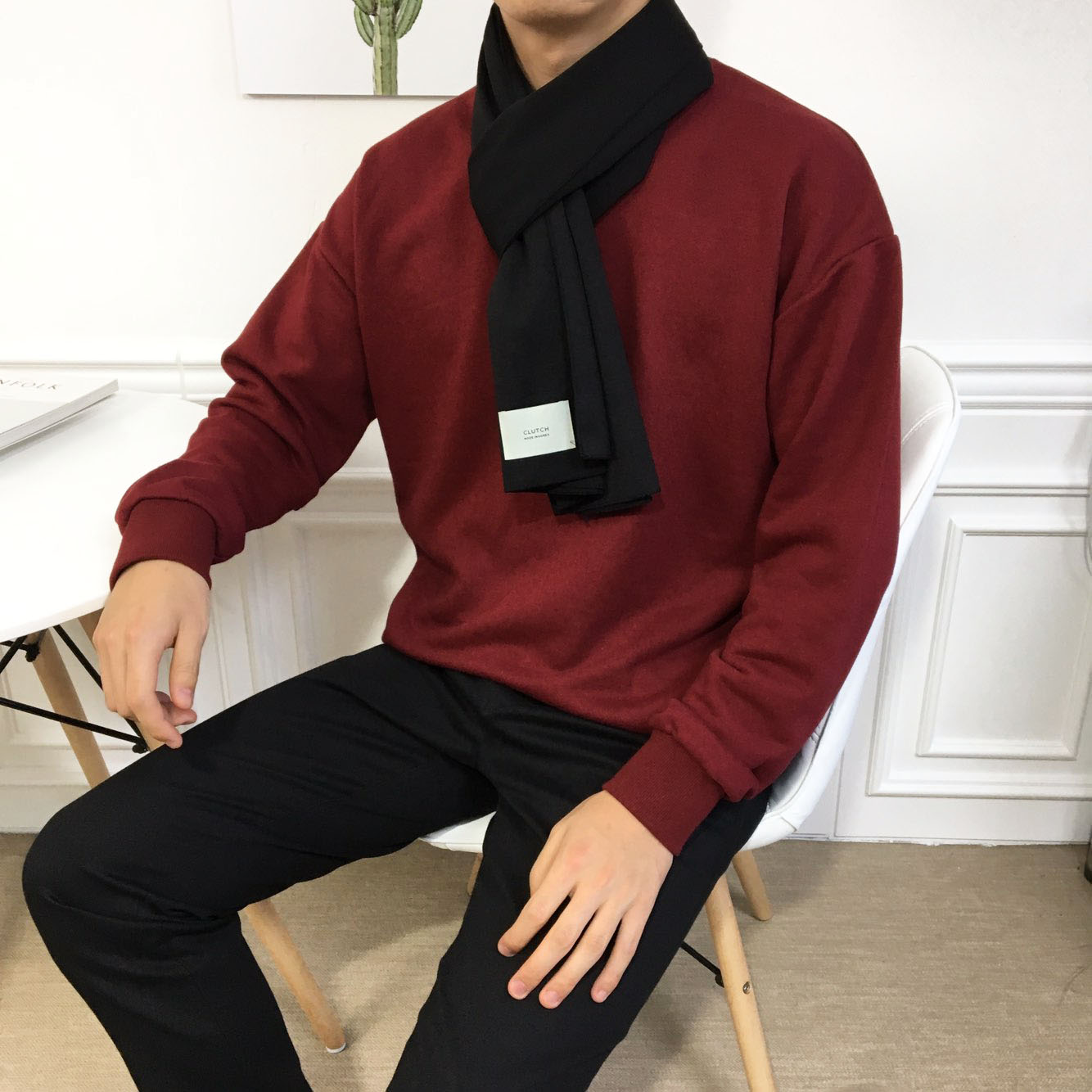 Men Women Basic Muffler 4color Male Couple Basic D