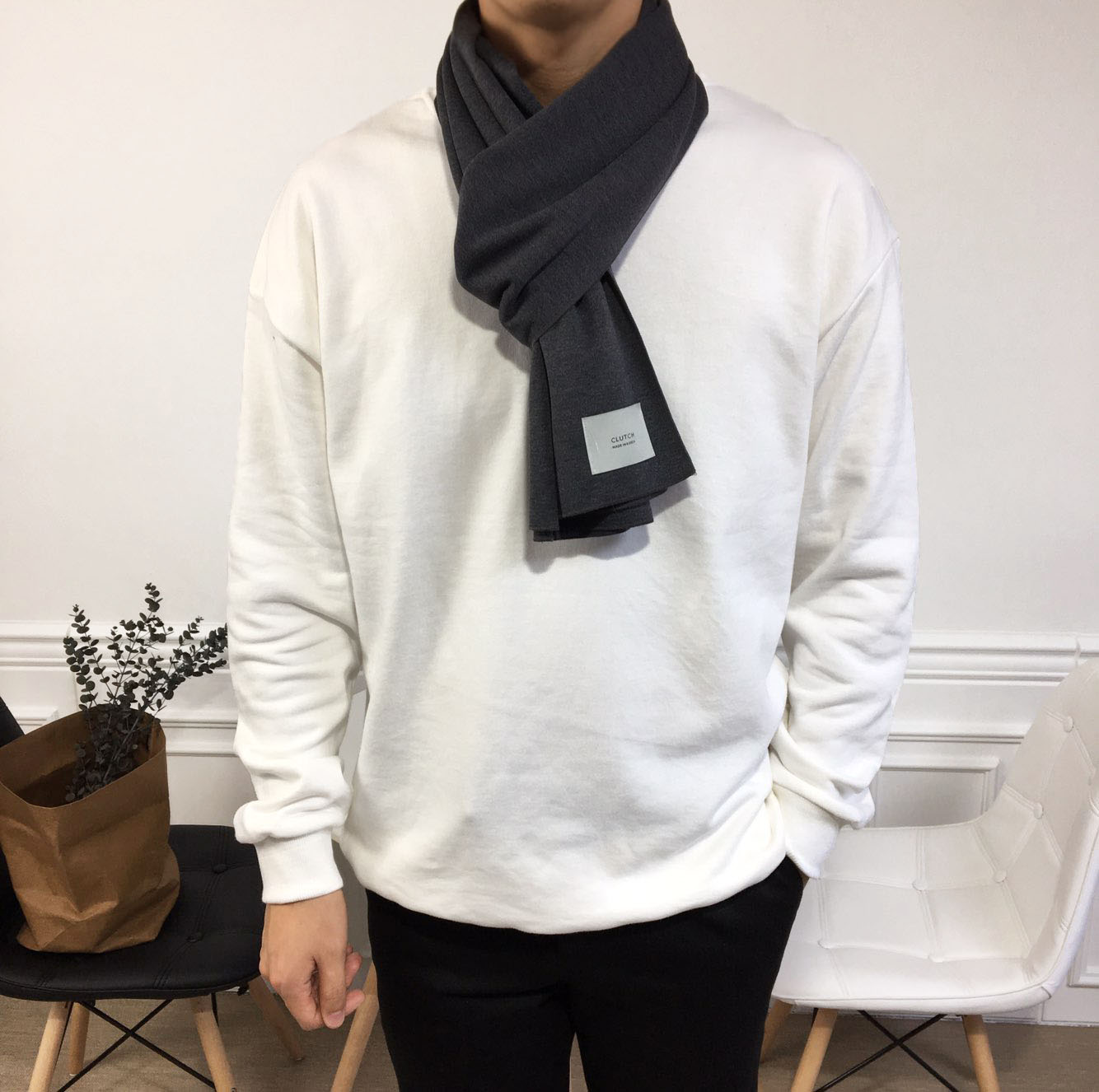 Men Women Basic Muffler 4color Male Couple Basic D