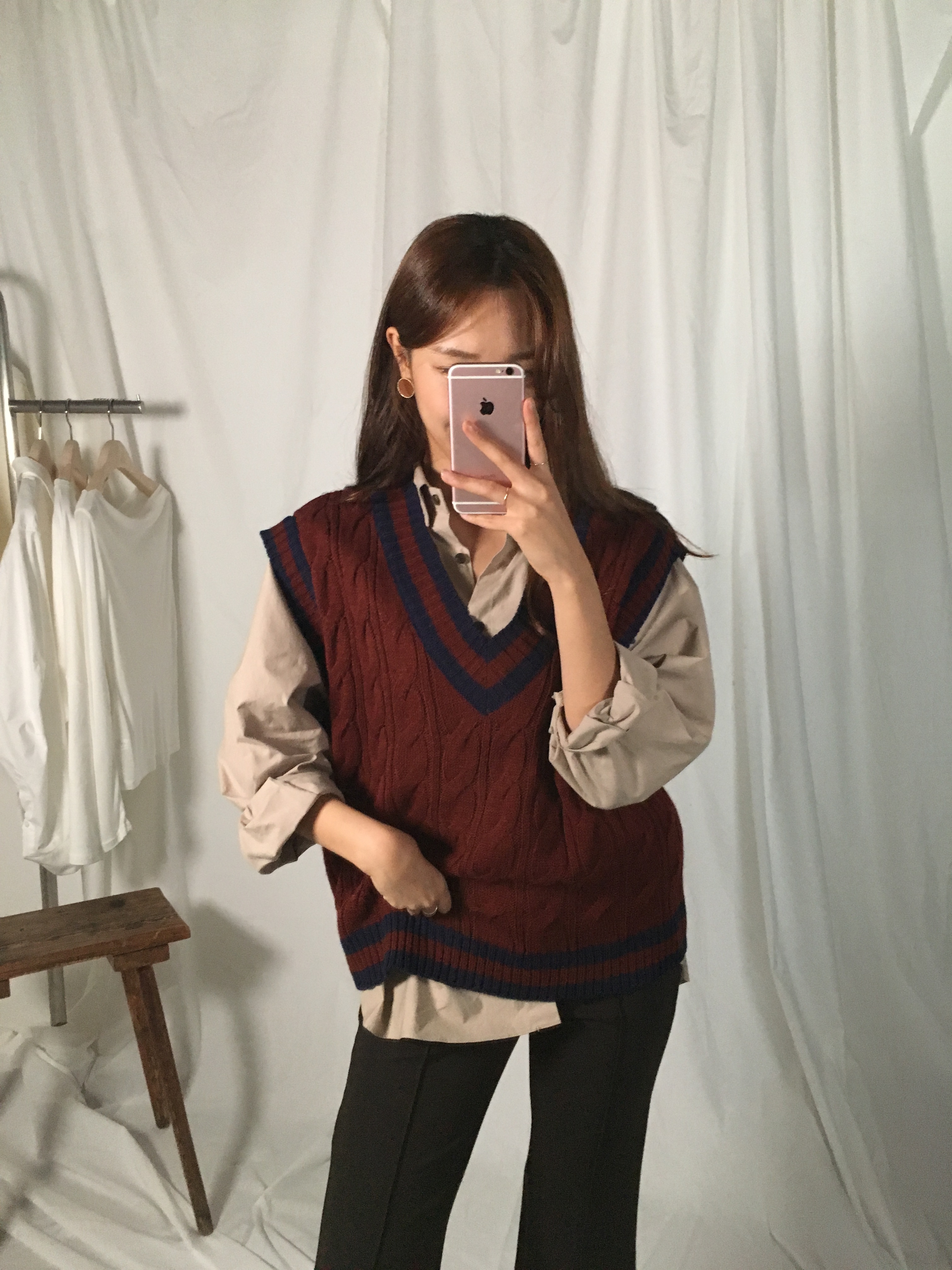 Daily Busty Fit Shirt Modern Basic Style Natural F