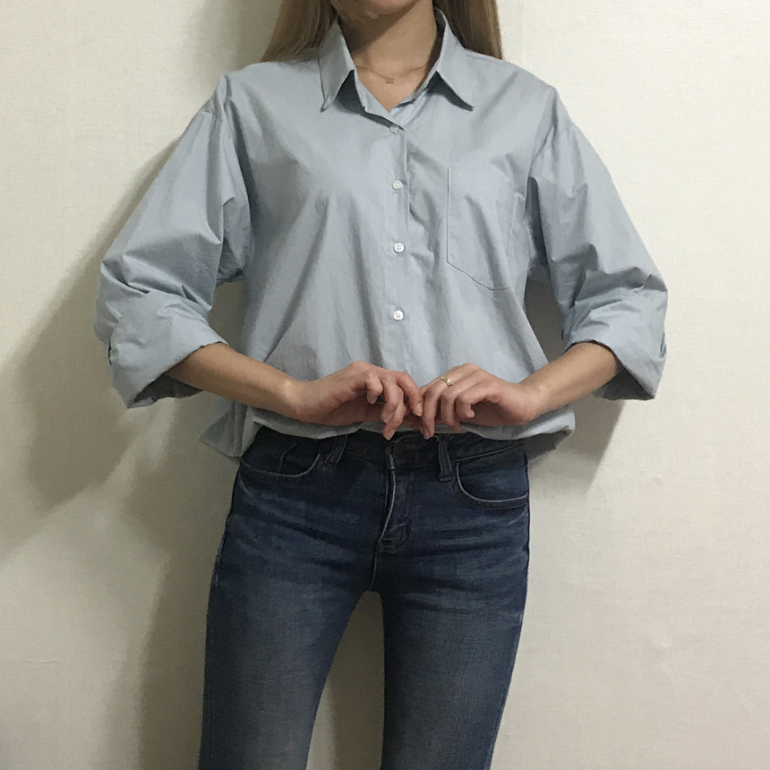 Basic Loose-Pitch Shirt Style Insex Daily Southern