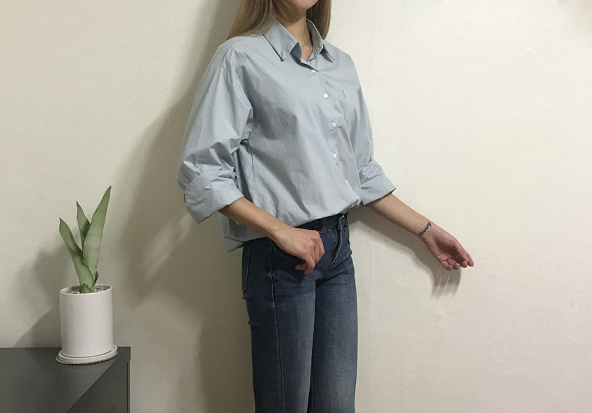 Basic Loose-Pitch Shirt Style Insex Daily Southern