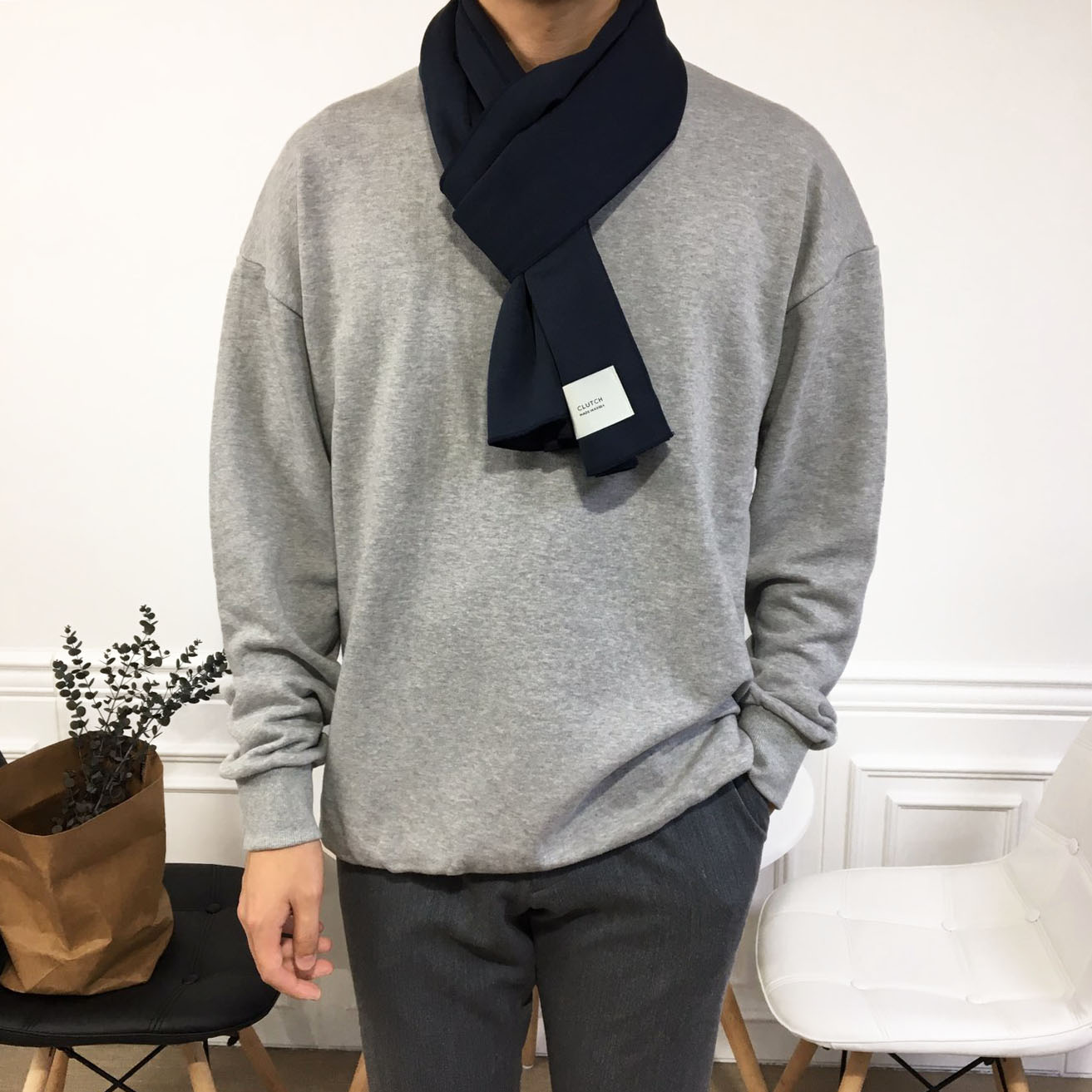 Men Women Basic Muffler 4color Male Couple Basic D