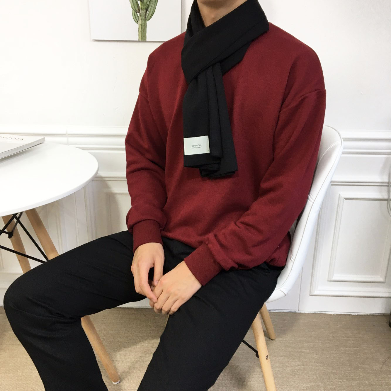 Men Women Basic Muffler 4color Male Couple Basic D