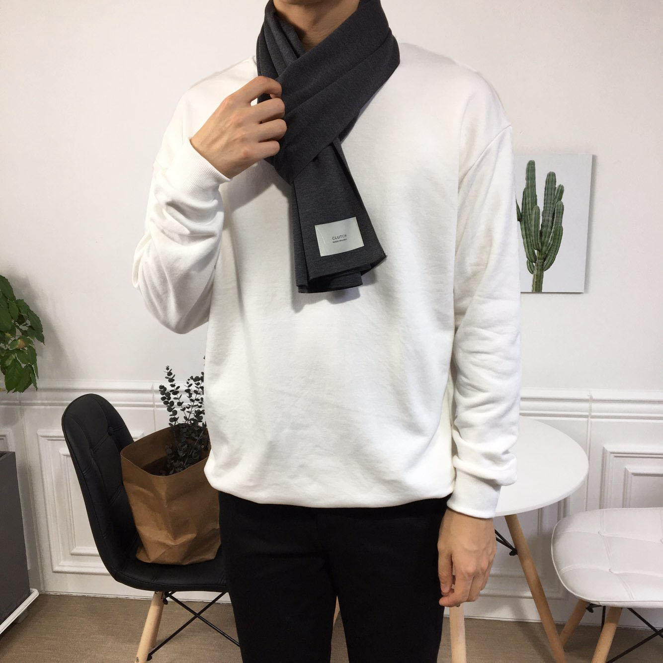 Men Women Basic Muffler 4color Male Couple Basic D