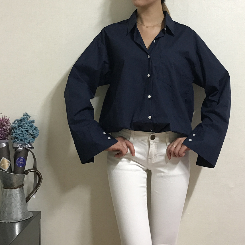 Basic Loose-Pitch Shirt Style Insex Daily Southern