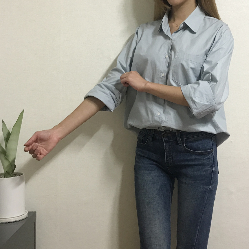 Basic Loose-Pitch Shirt Style Insex Daily Southern