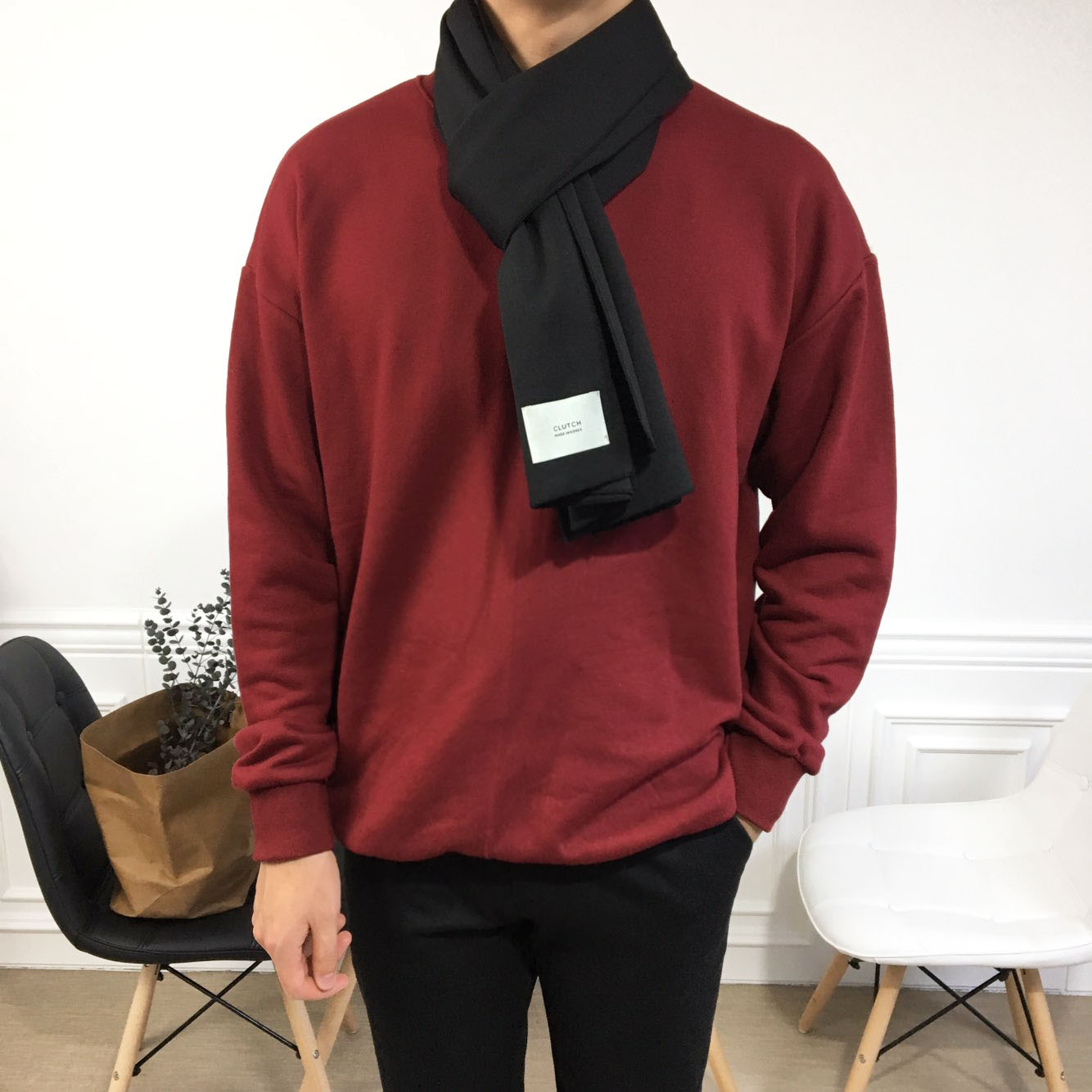 Men Women Basic Muffler 4color Male Couple Basic D