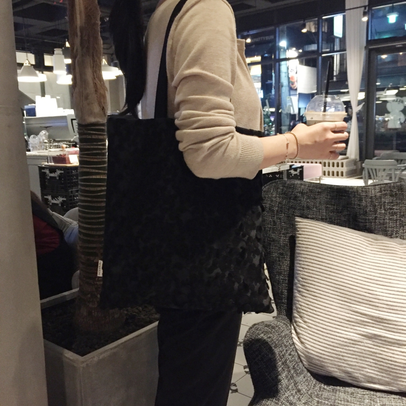 Race Eco Bag Back-to-back winter handmade rarekkim