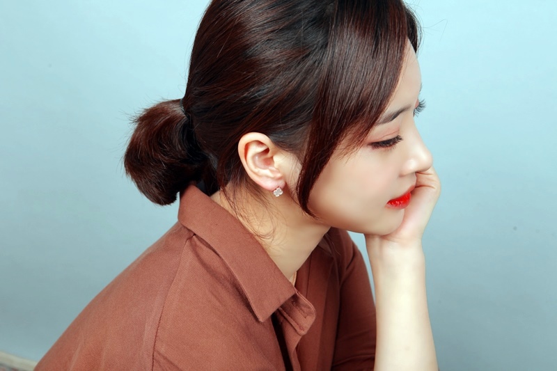 Clover 14K Earrings Onyx Mother-of-pearl 14k Luxur