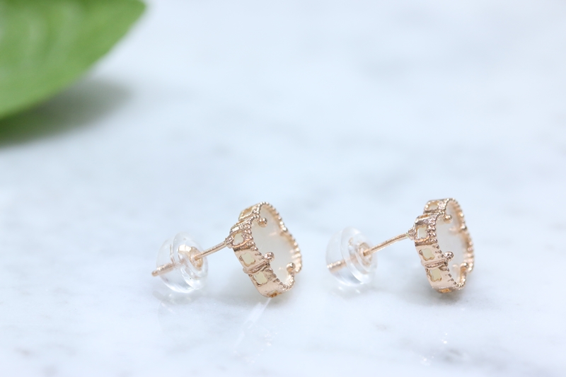 Clover 14K Earrings Onyx Mother-of-pearl 14k Luxur