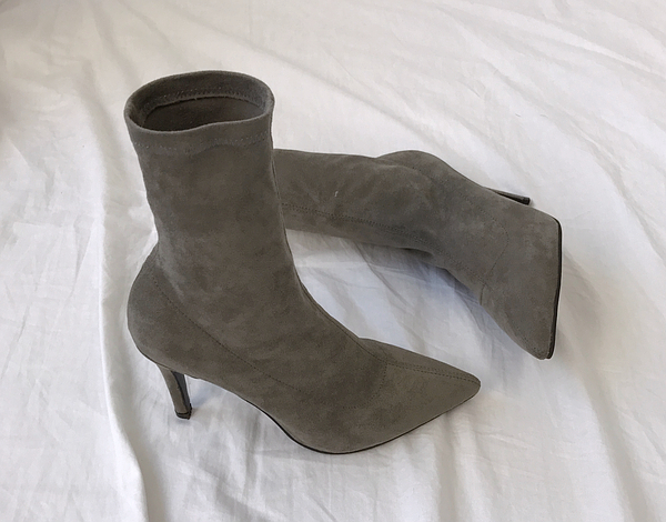 Stiletto Suede Span Angle Boots 3-color detail mak