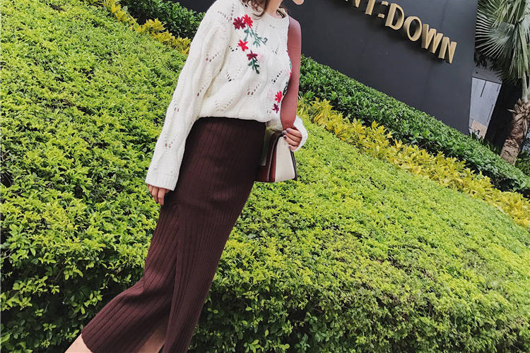 Knit long skirts Urban look Natural look Twenties 