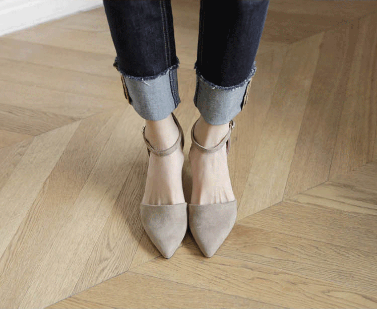 Suede small size Stiletto heel 210mm ~ 250mm Simpl