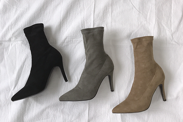 Stiletto Suede Span Angle Boots 3-color detail mak